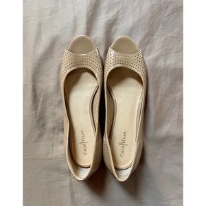 Cole Haan Astoria Peep Toe Flats